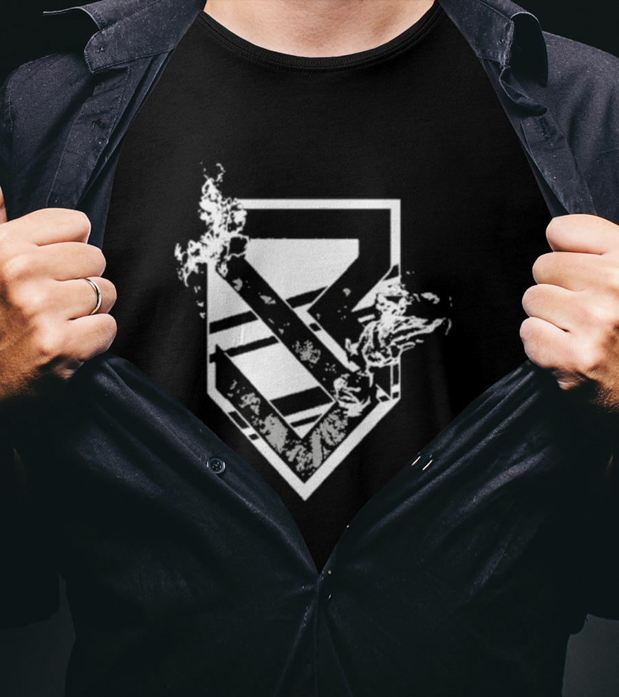 Tyrese Haliburton Seth Rollins Flames 2026 At Madison Square Garden Shield T-Shirt
