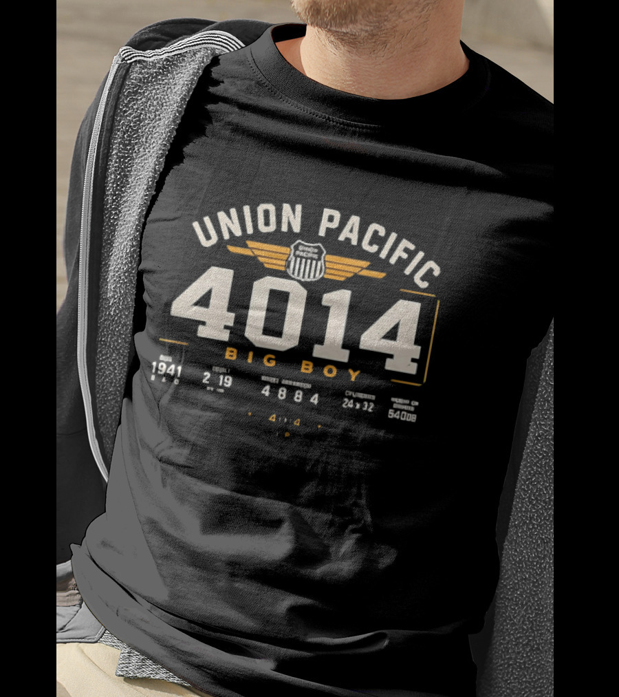 Union Pacific 4014 Big Boy 4 8 8 4 Train T-Shirt