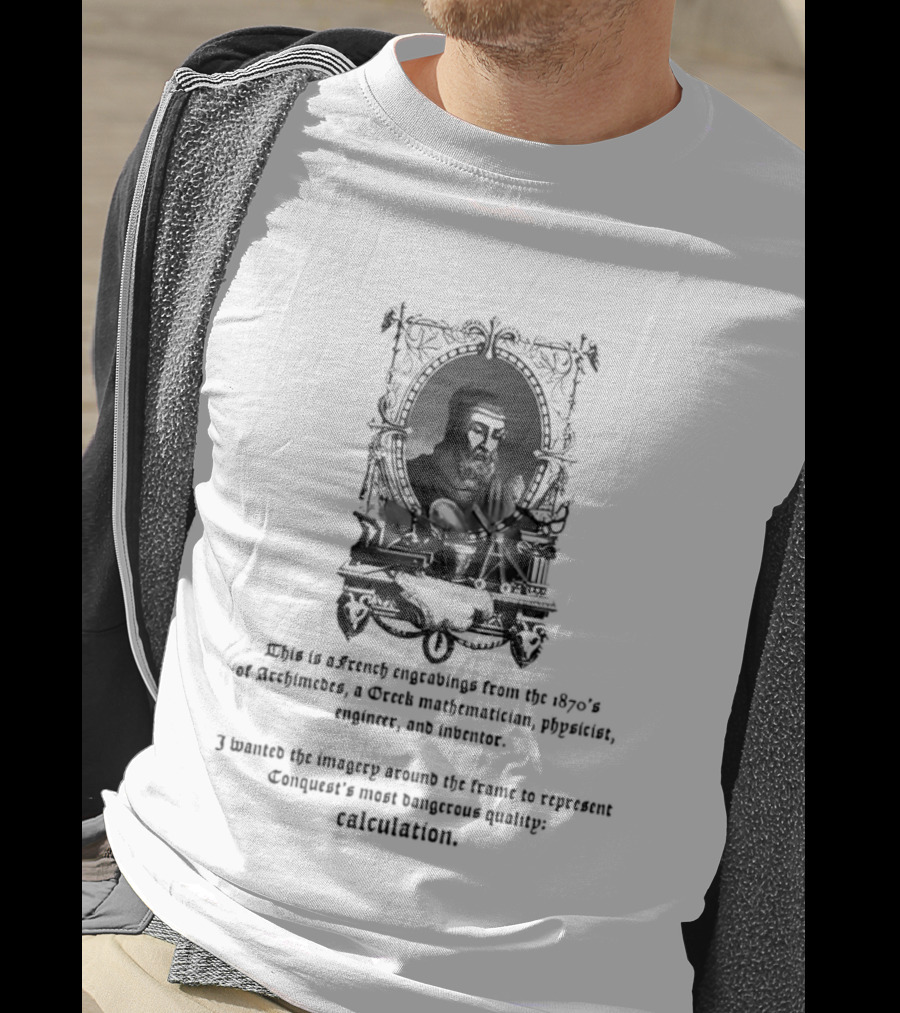 Archimedes Ancient Qualities Science Inspiration Meaning Calculation T-Shirt