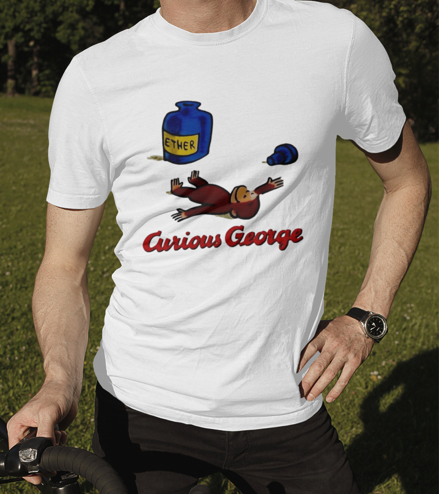 Curious George Ether Bottle Unconscious T-Shirt