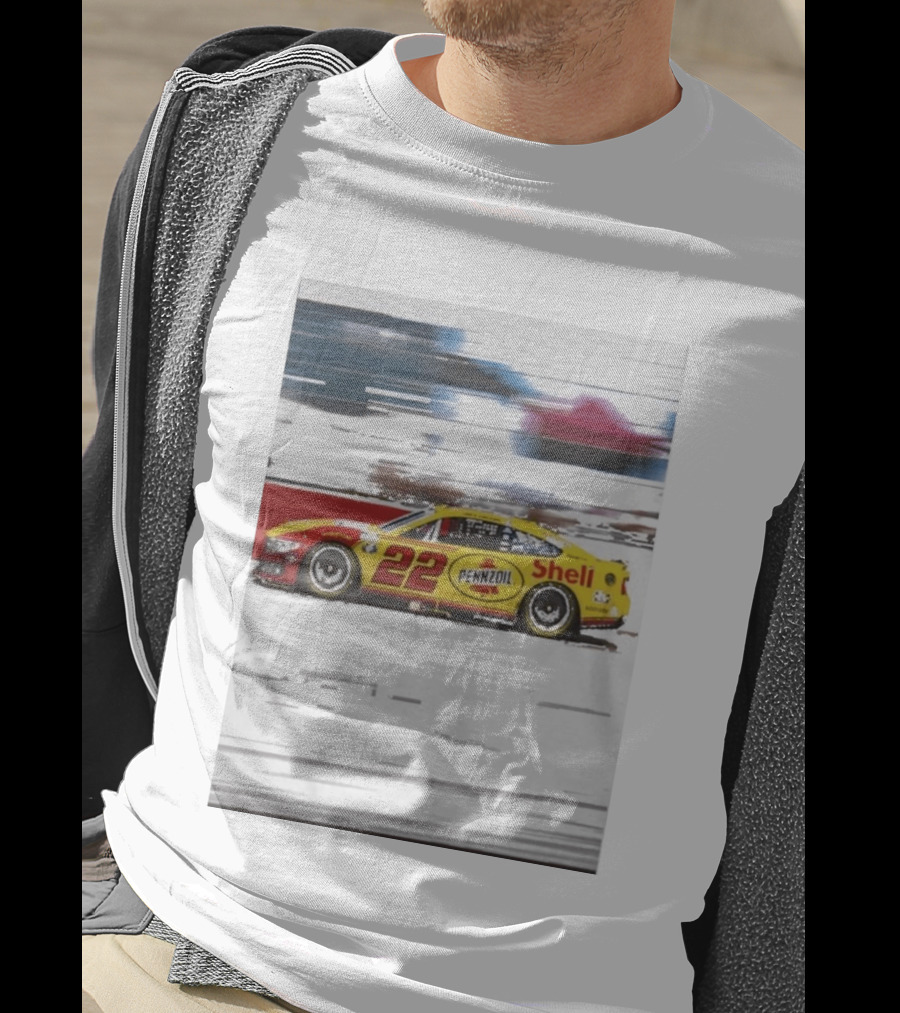 Joey Logano 2026 Victory Pennzoil Shell Car 22 NASCAR Speedway T-Shirt