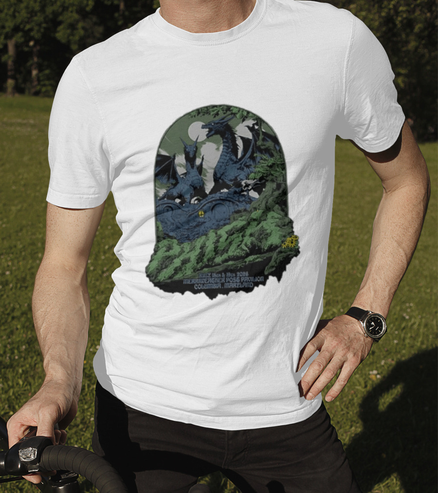 Dragons July 18th 19th 2026 Merriweather Post Pavilion Columbia Maryland T-Shirt