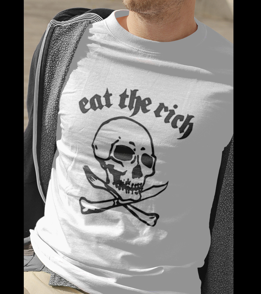 Eat The Rich Skull Crossbones T-Shirt