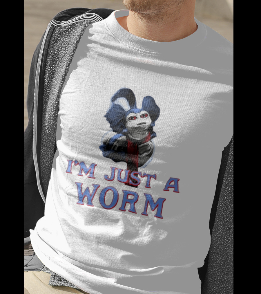 Labyrinth Movie Worm Character I'm Just A Worm T-Shirt