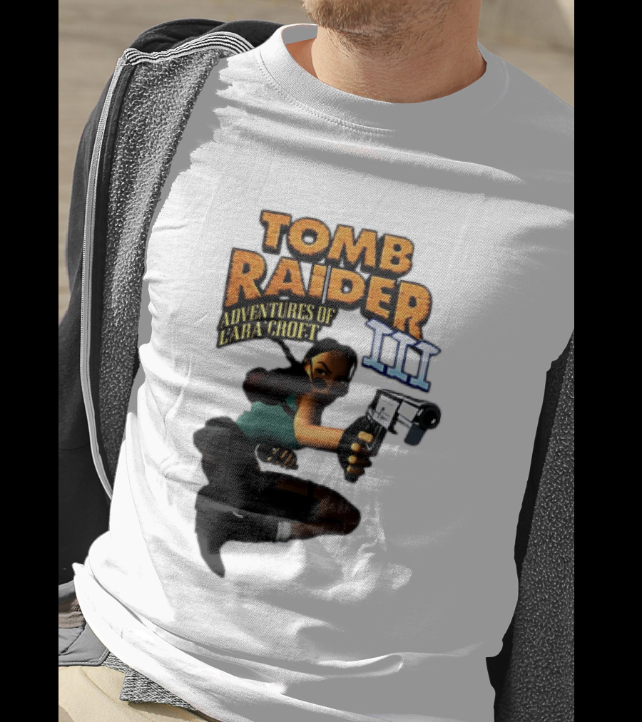 Tomb Raider Adventures Of Lara Croft III Classic Game T-Shirt