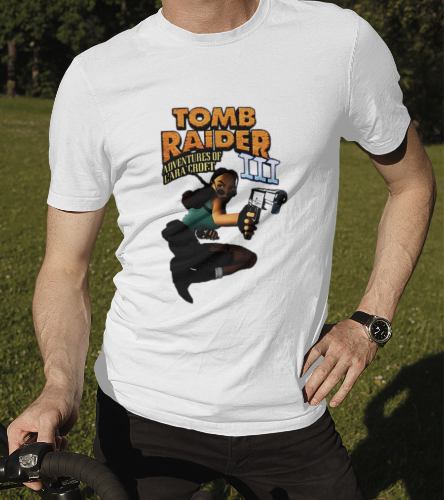 Tomb Raider Adventures Of Lara Croft III Classic Game T-Shirt