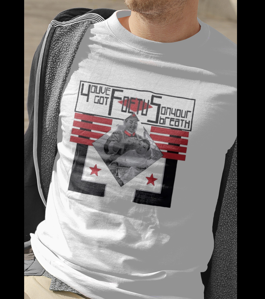 You've Got Foetus On Your Breath Band Retro Barber Propaganda T-Shirt
