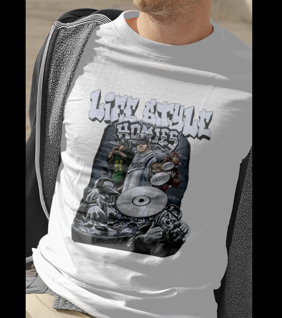 Life Style Homies Hip Hop DJ Rapper Crew T-Shirt