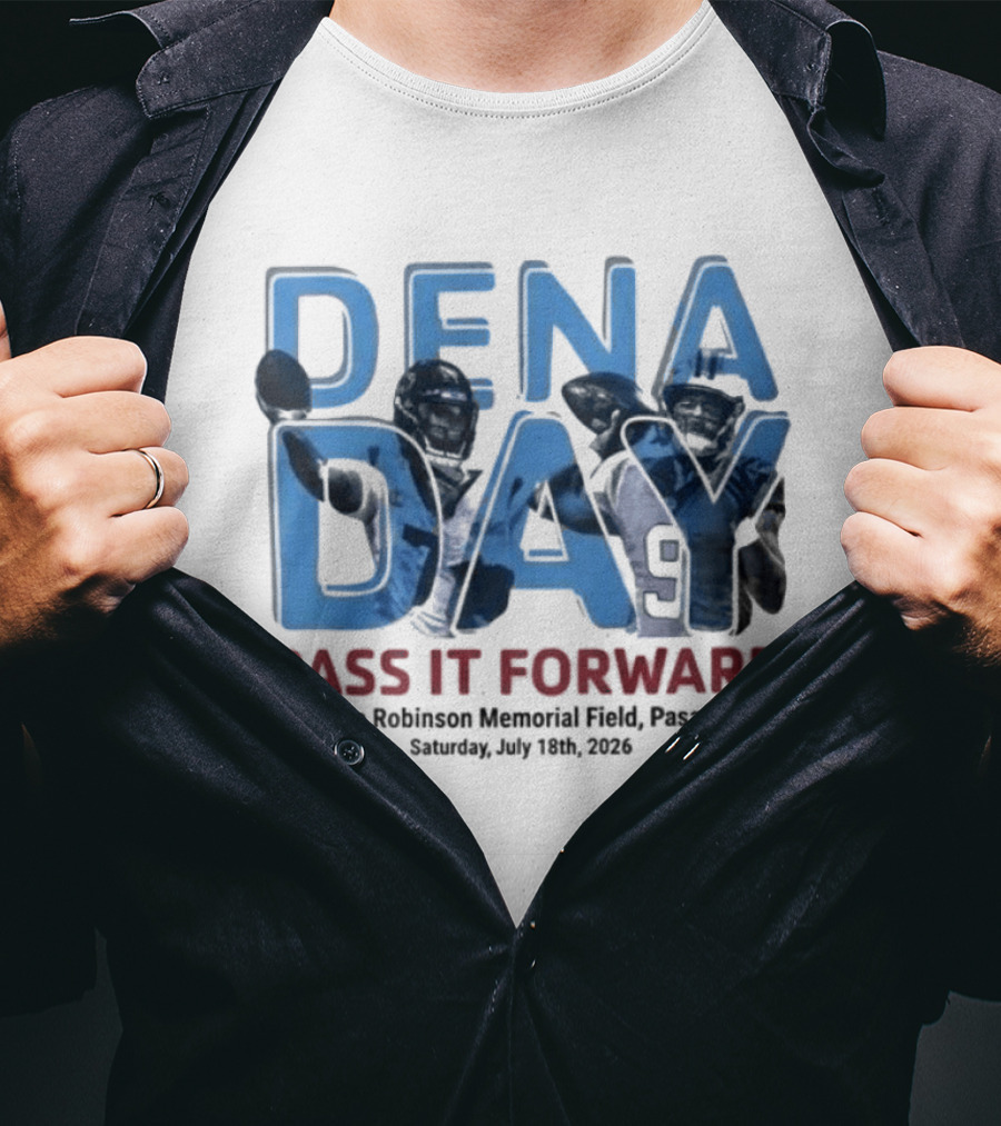 Panthers Dena Day 2026 Pass It Forward Jackie Robinson Memorial Field July 18th Pasadena T-Shirt