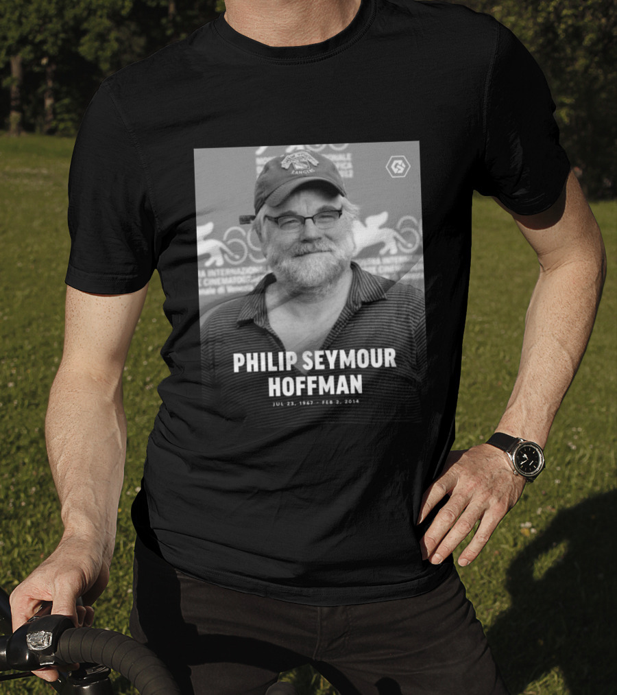 Philip Seymour Hoffman Venice Film Festival Memorial Jul 23 1967 Feb 2 2014 T-Shirt