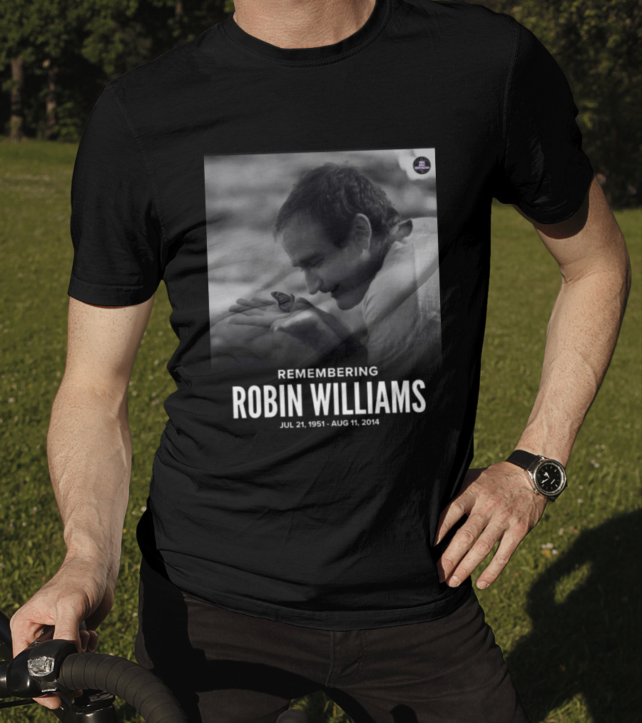 Robin Williams Remembering Jul 21 1951 Aug 11 2014 T-Shirt