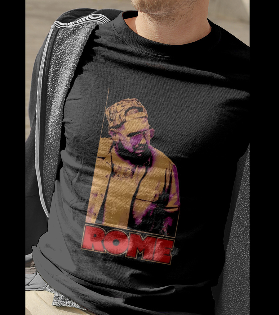 ROME Cap Glasses Style Vintage Vibe T-Shirt