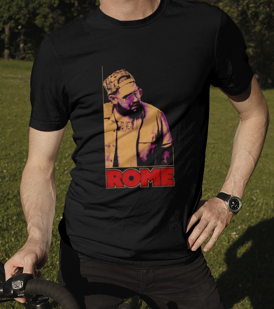 ROME Cap Glasses Style Vintage Vibe T-Shirt
