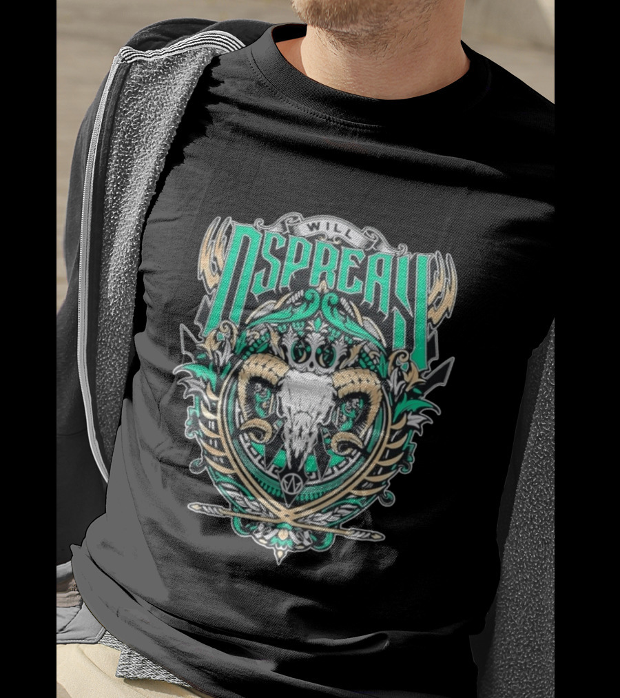Will Ospreay Ram Skull Crest Vortex T-Shirt