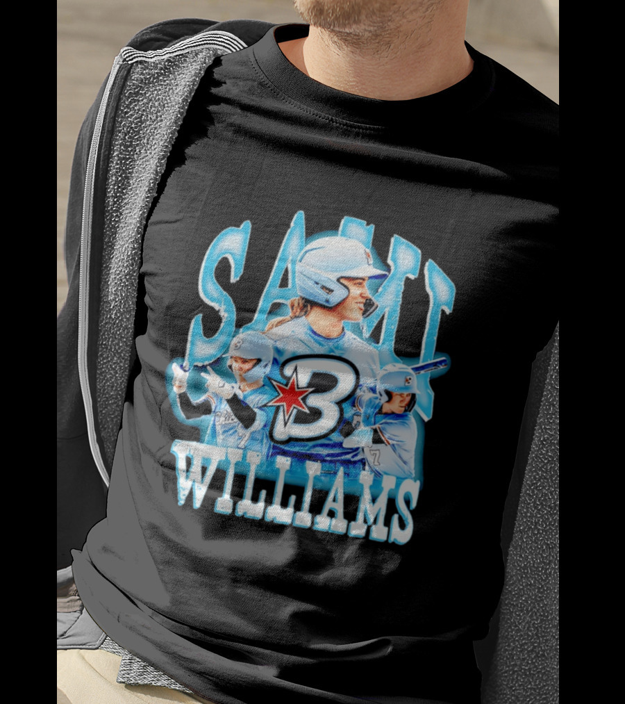 Sami Williams Chicago Bandits Softball Player Star Jersey Number 7 T-Shirt