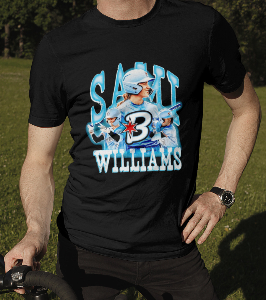 Sami Williams Chicago Bandits Softball Player Star Jersey Number 7 T-Shirt