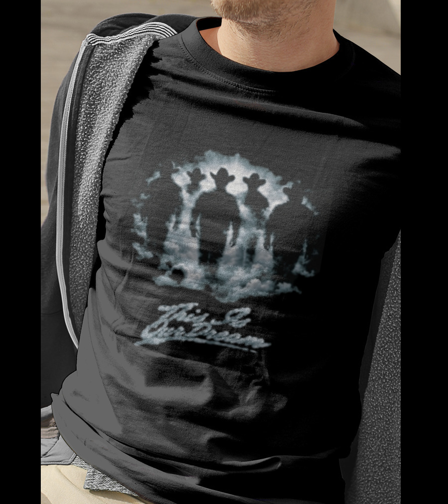 Fuerza Regida Malos Pasos Cowboy Silhouette Clouds T-Shirt