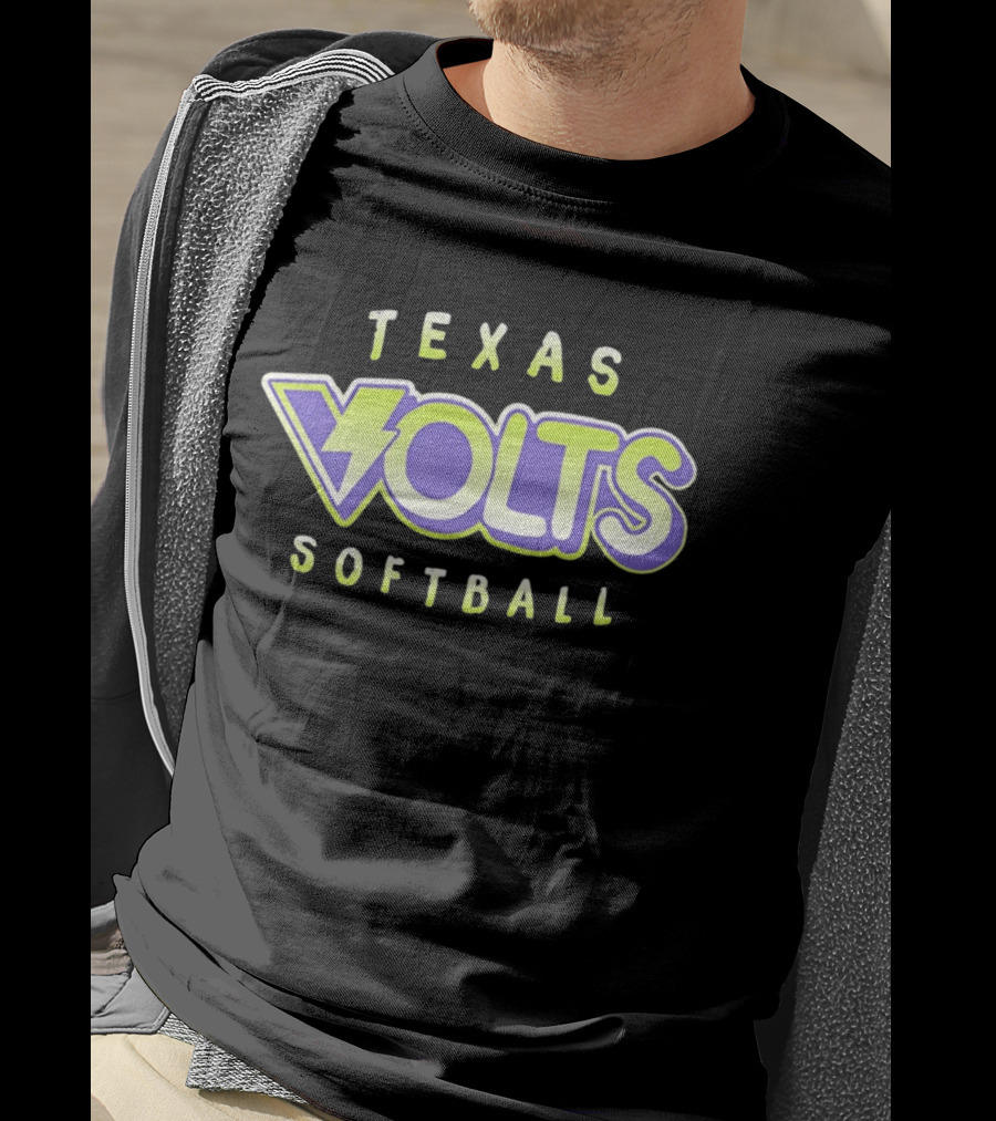 Texas Volts Softball Youth Sports Team T-Shirt