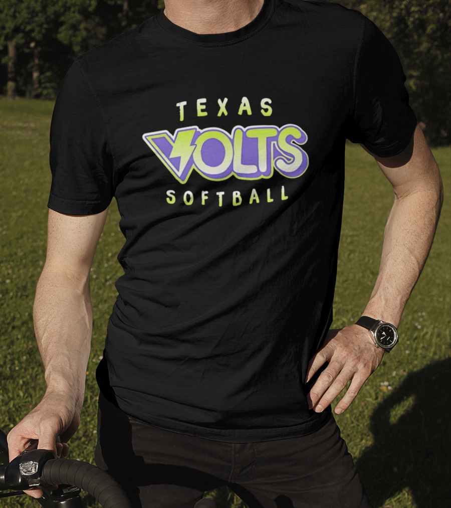 Texas Volts Softball Youth Sports Team T-Shirt