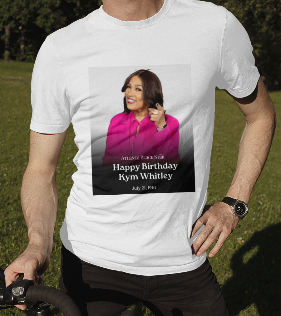 Atlanta Black Star Happy Birthday Kym Whitley July 21 1961 T-Shirt