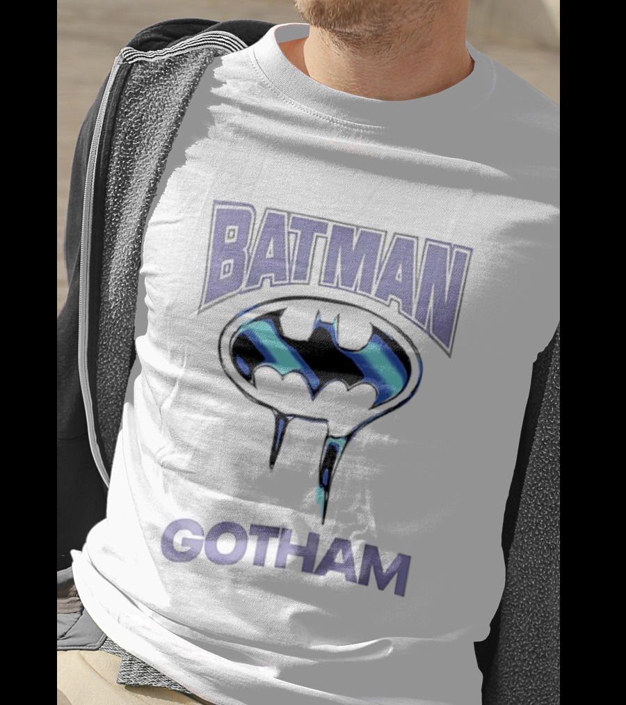 Batman Gotham DC Comics Melting Bat T-Shirt