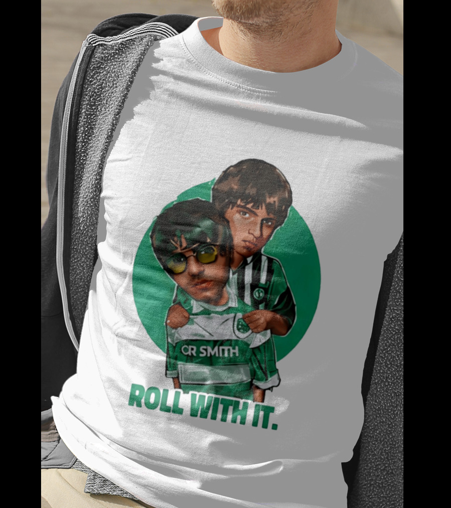 Oasis Roll With It CR Smith Celtic Football Club T-Shirt