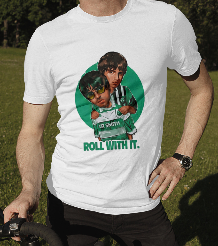 Oasis Roll With It CR Smith Celtic Football Club T-Shirt