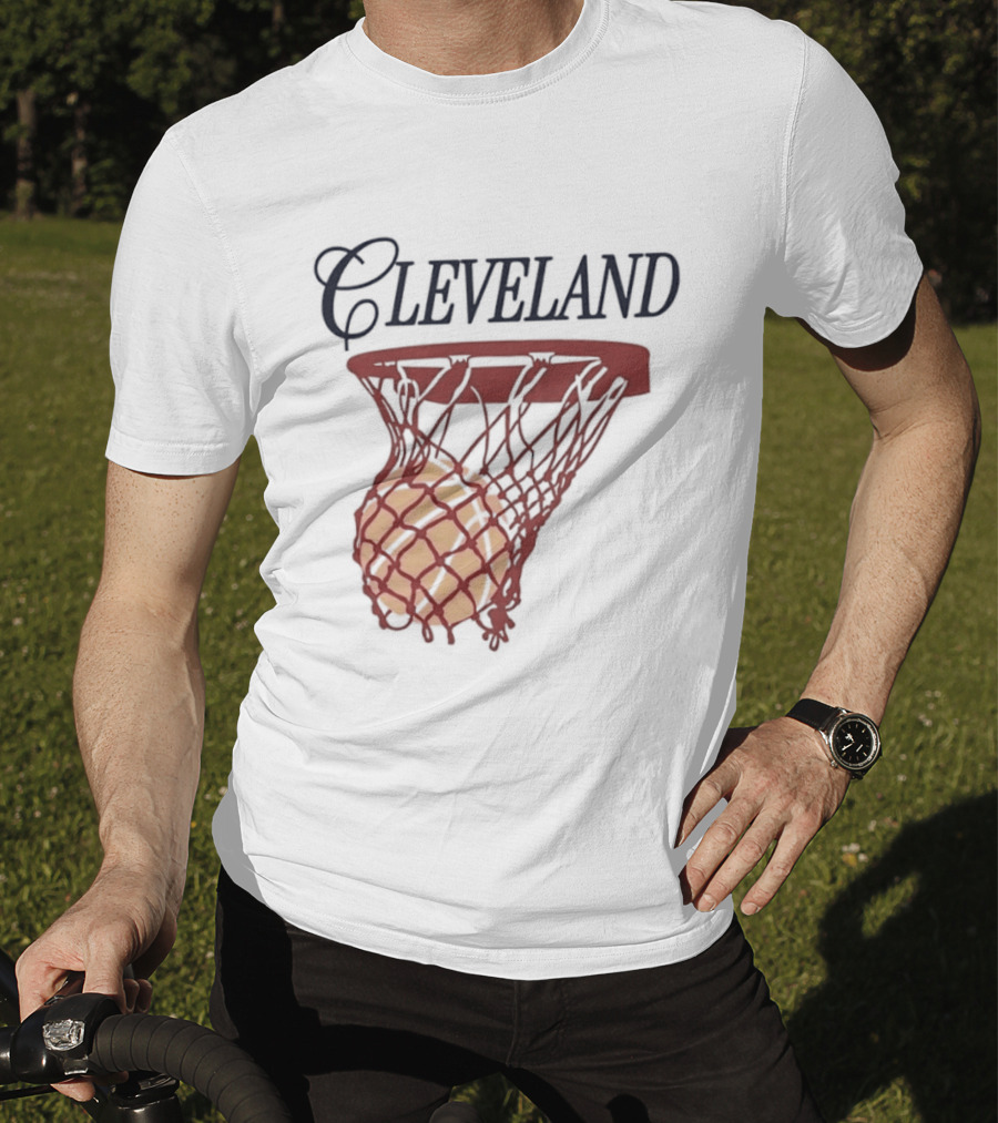 Cleveland Basketball Club Hoop Swish Property Ohio T-Shirt
