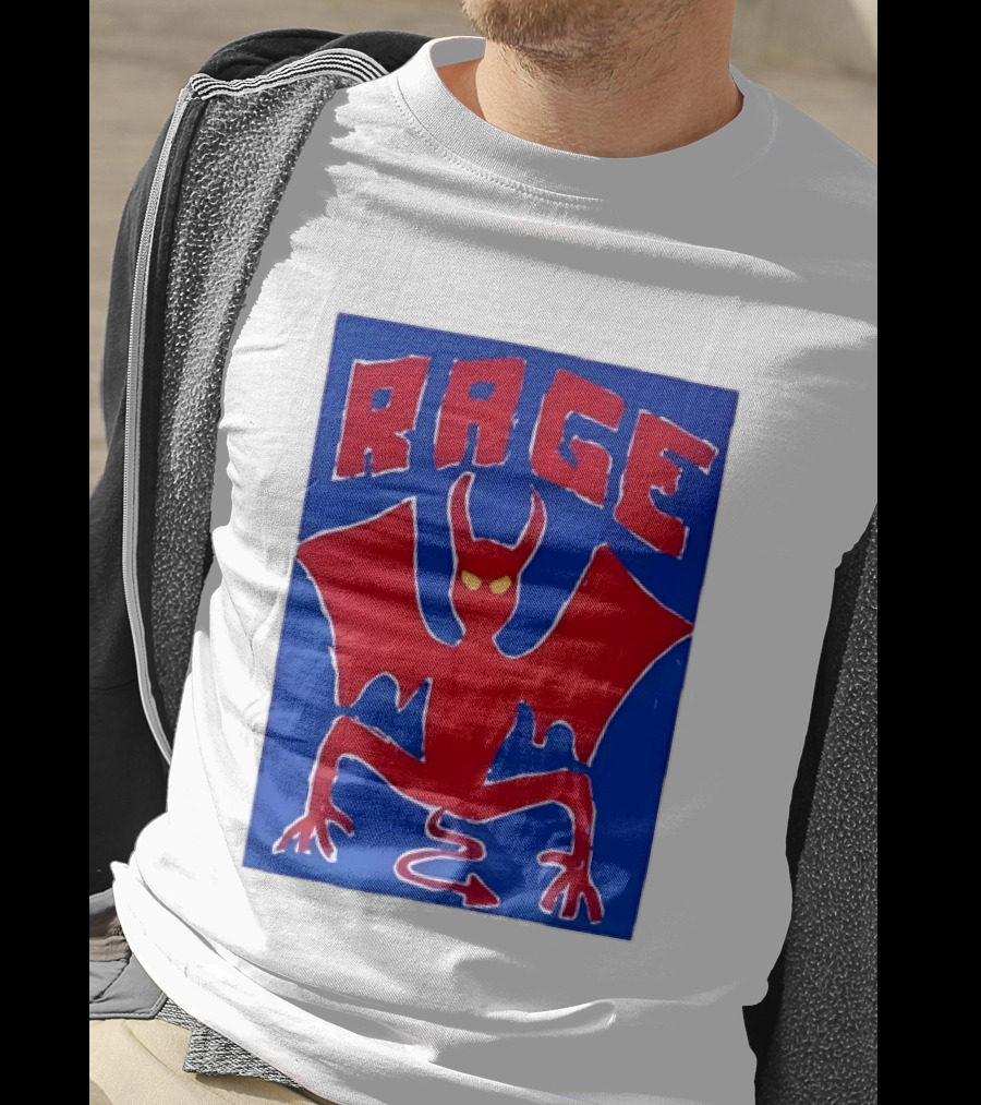Rage Red Devil Bat Wings Demon T-Shirt