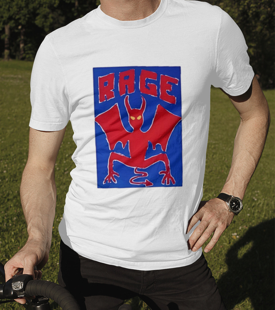 Rage Red Devil Bat Wings Demon T-Shirt