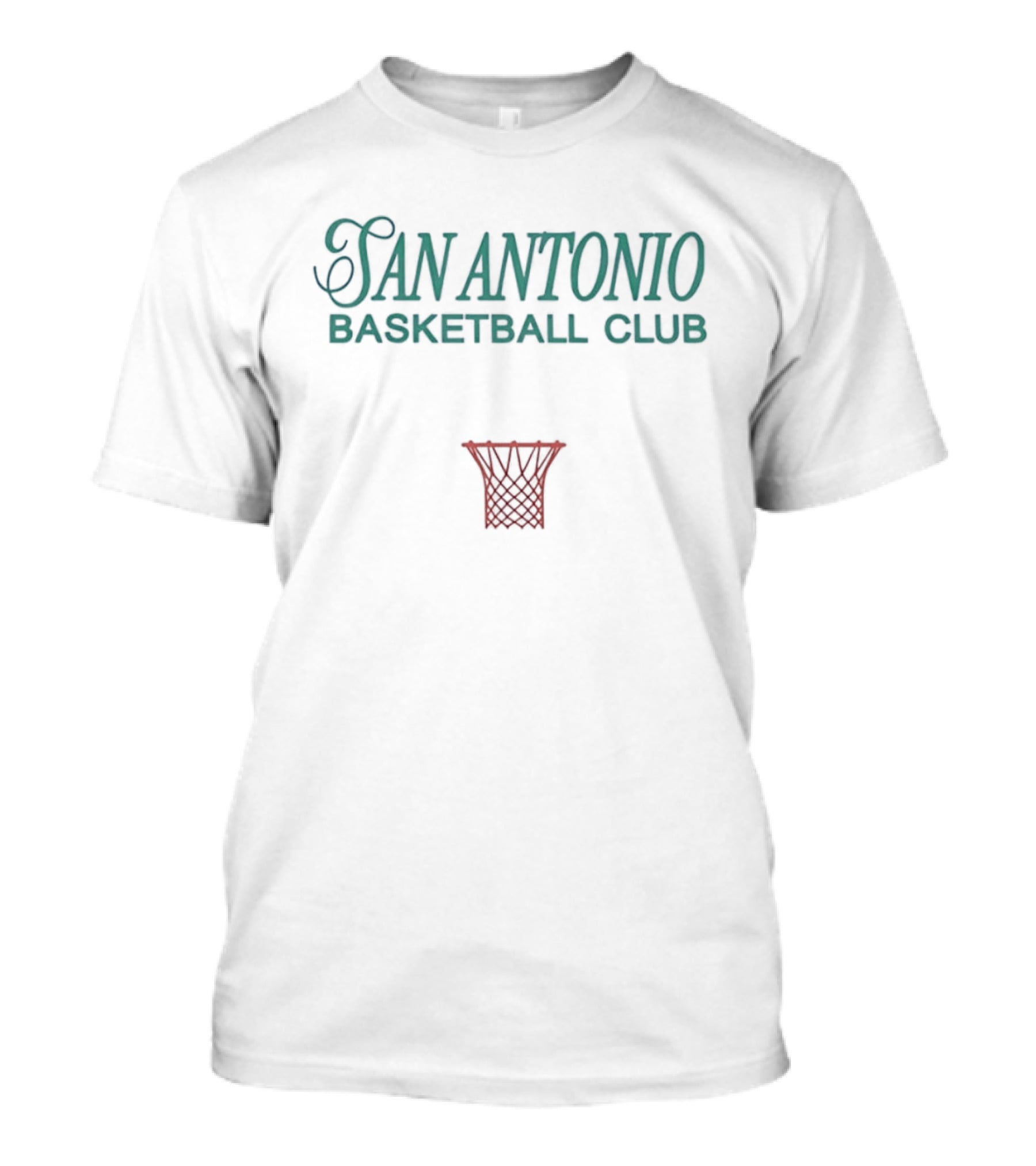 San Antonio Basketball Club Team Name Basketball Hoop T-Shirt