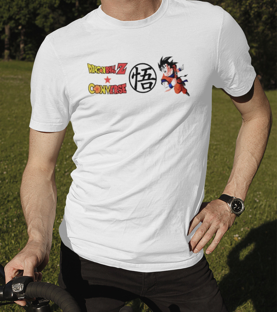 Dragon Ball Z Goku Converse Kanji Orange T-Shirt