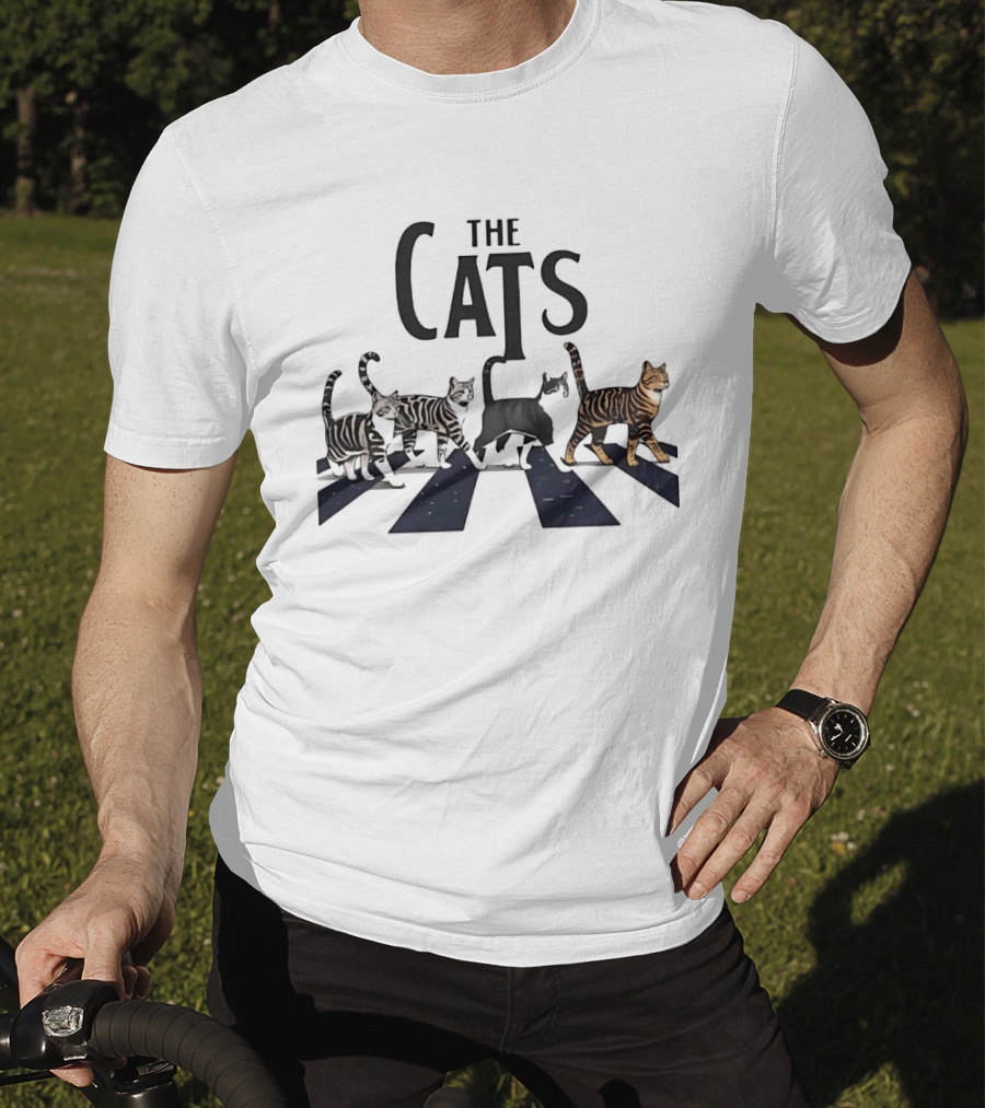 The Cats Abbey Road Crossing For Cat Lovers T-Shirt