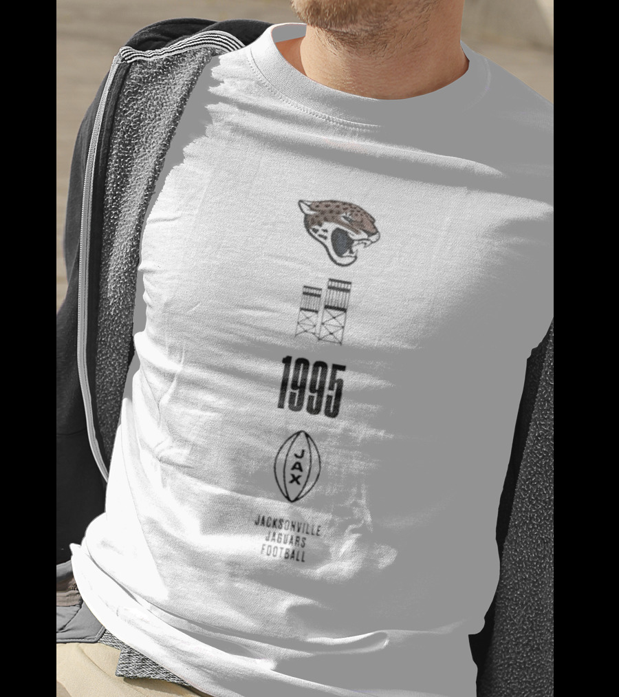 Jacksonville Jaguars 1995 Football Team Logo Inaugural Season T-Shirt