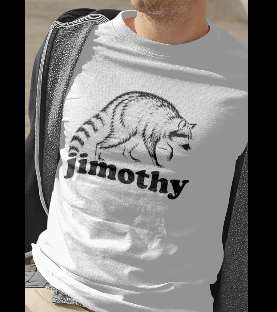 Jimothy Raccoon Walking T-Shirt
