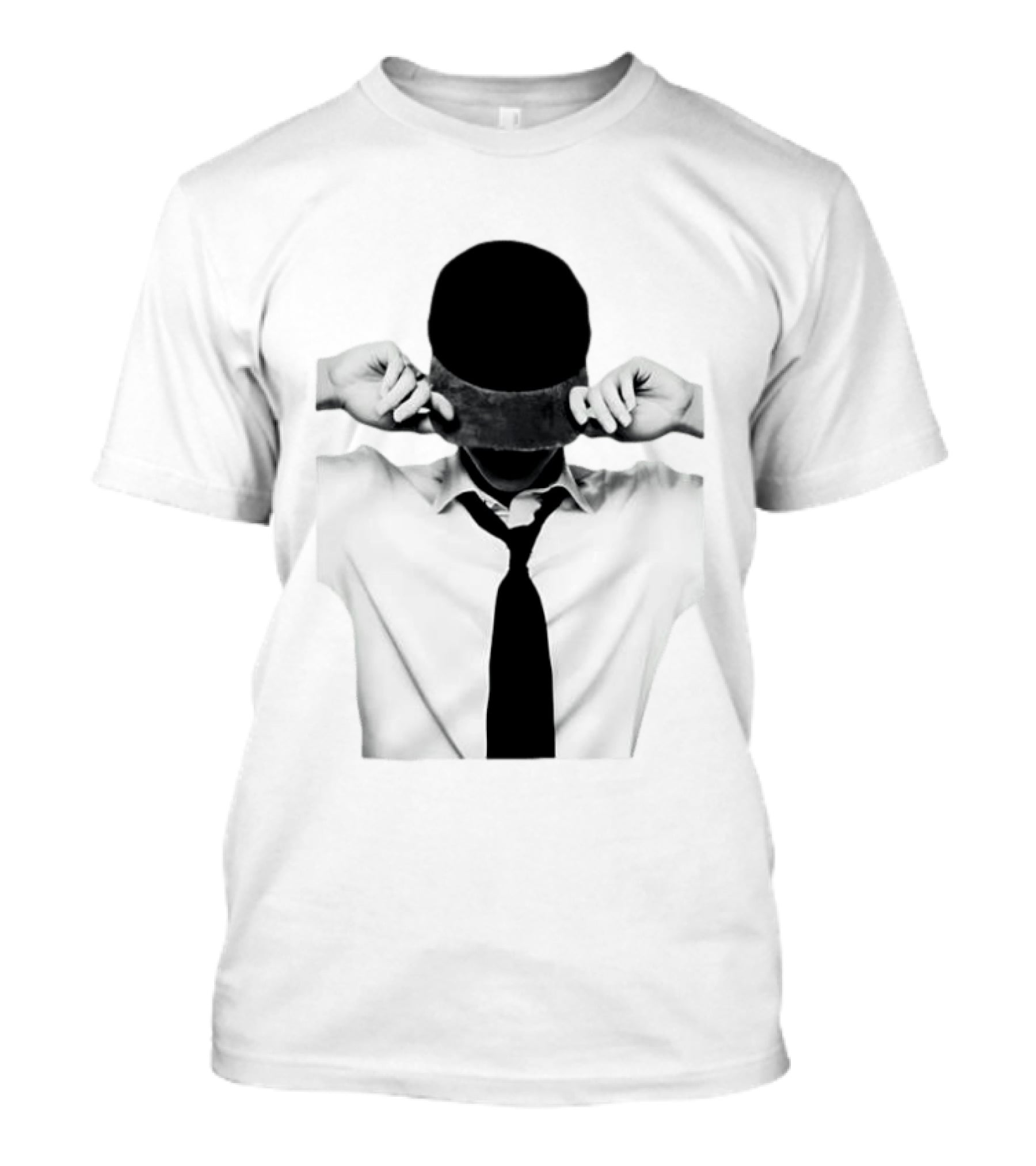 Jungkook BTS Black And White Cap And Tie T-Shirt