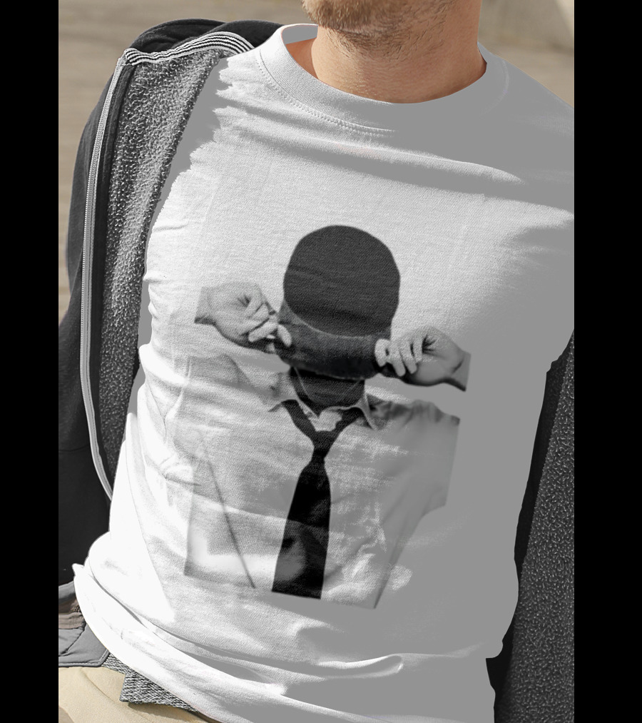 Jungkook BTS Black And White Cap And Tie T-Shirt