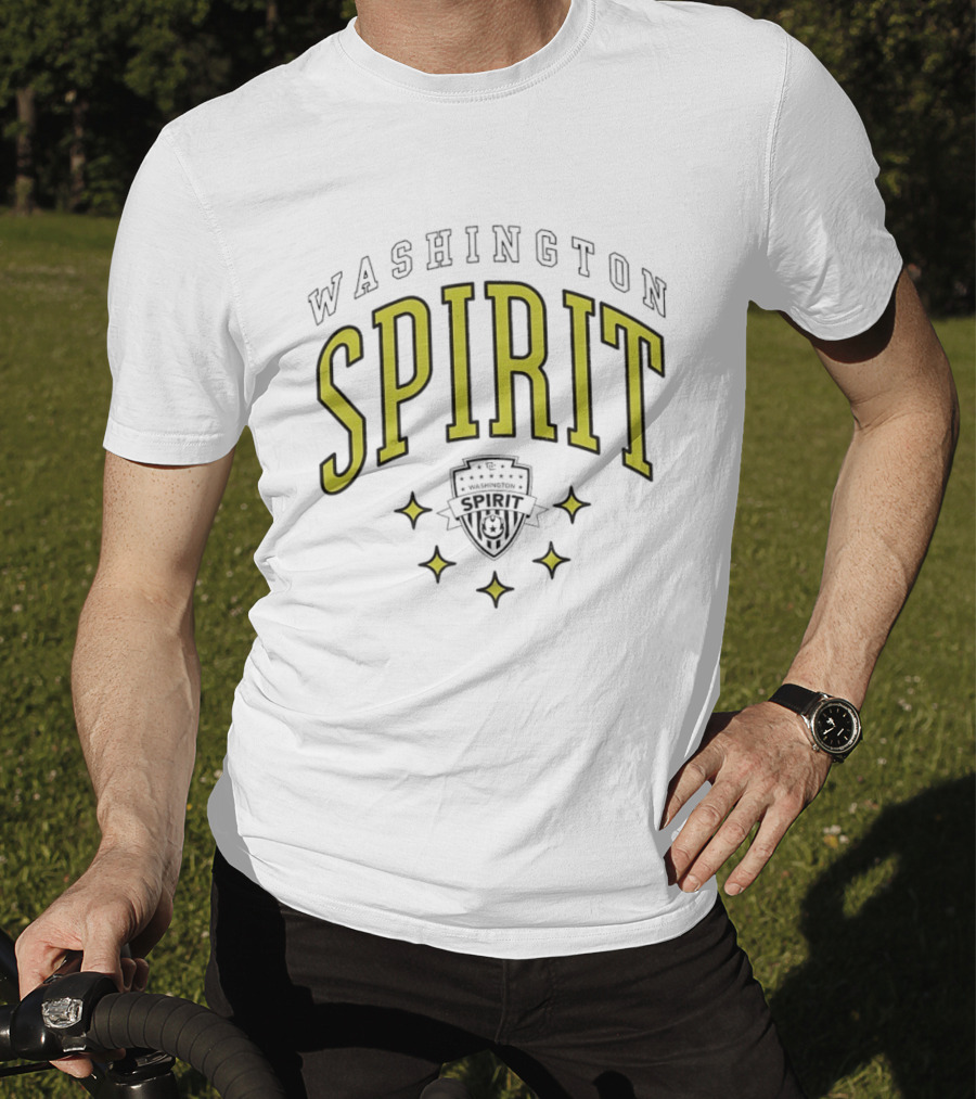 Washington Spirit Varsity Crest Stars Soccer T-Shirt