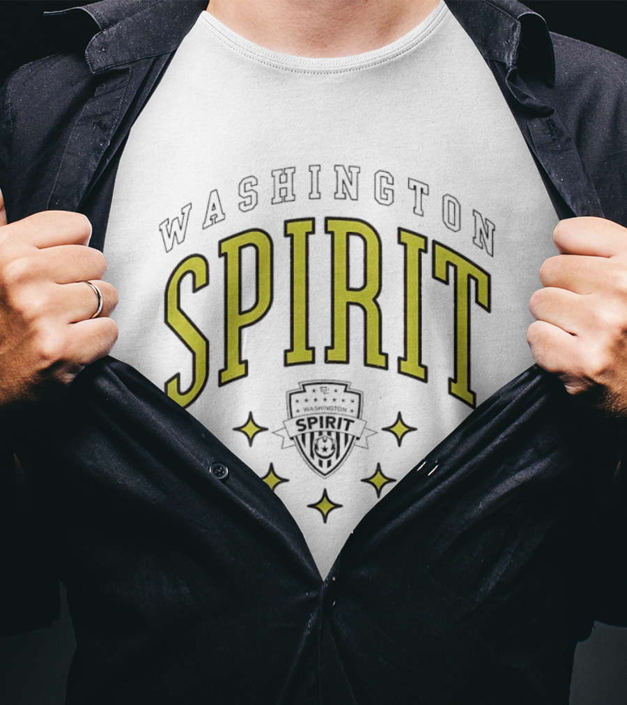 Washington Spirit Varsity Crest Stars Soccer T-Shirt