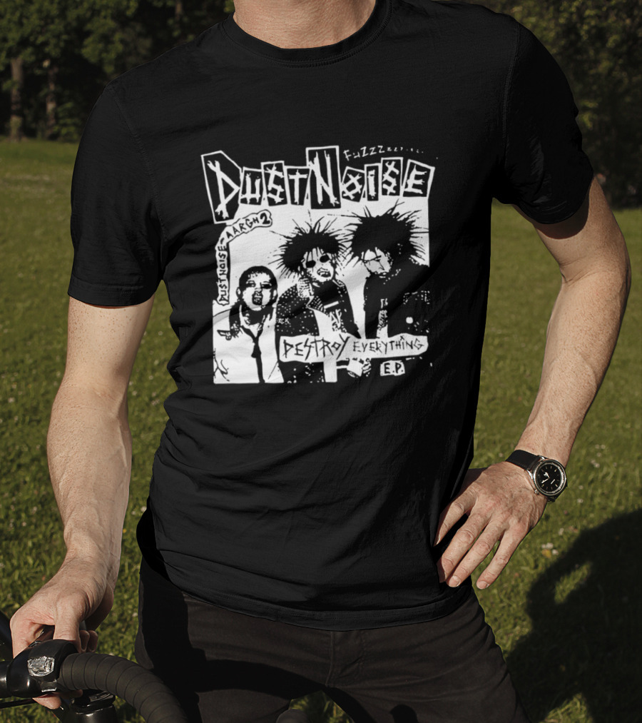 Fuzzz Dustnoise Aargh 2 Destroy Everything EP Punk Rock T-Shirt