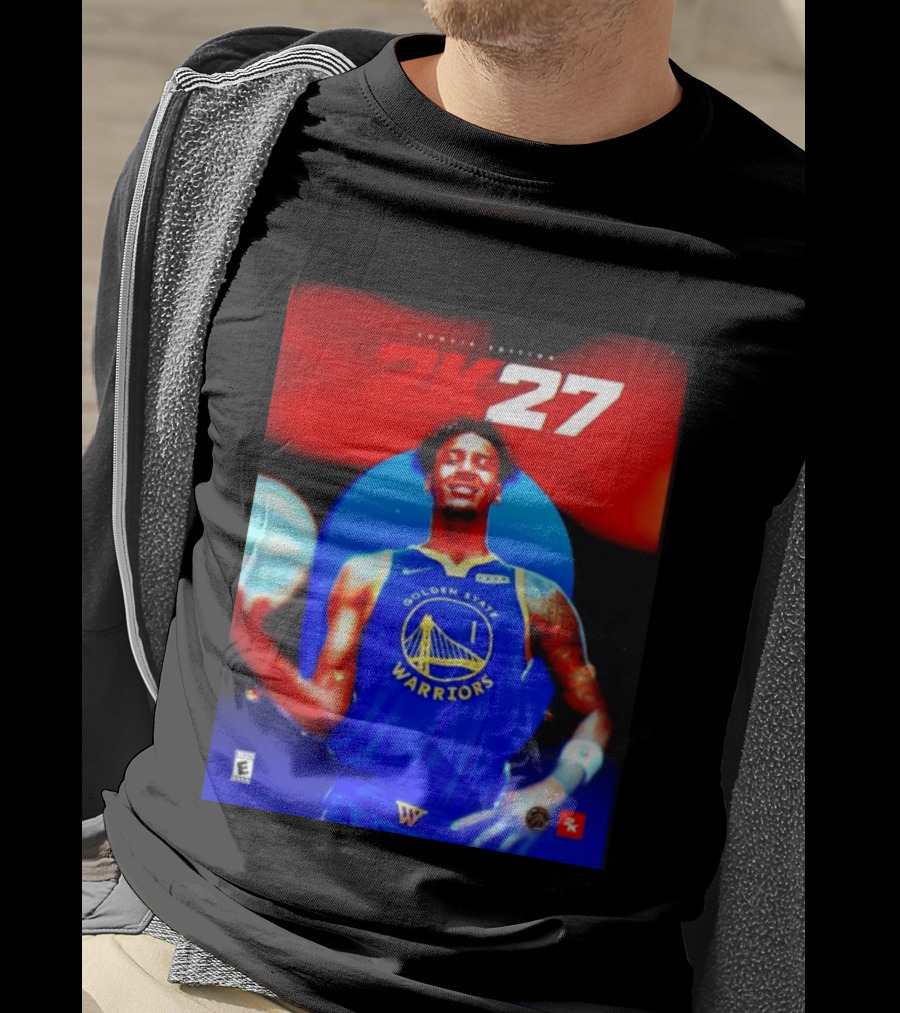 Golden State Warriors NBA 2K27 Rookie Edition Number One Player T-Shirt
