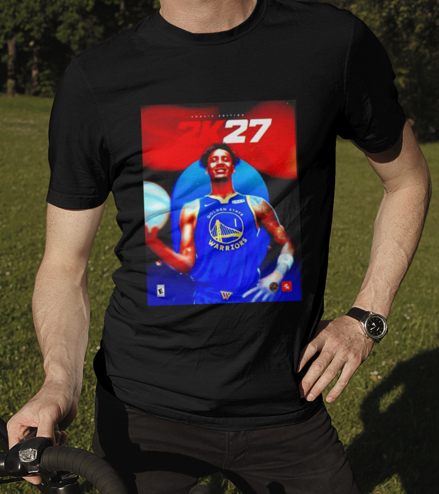 Golden State Warriors NBA 2K27 Rookie Edition Number One Player T-Shirt