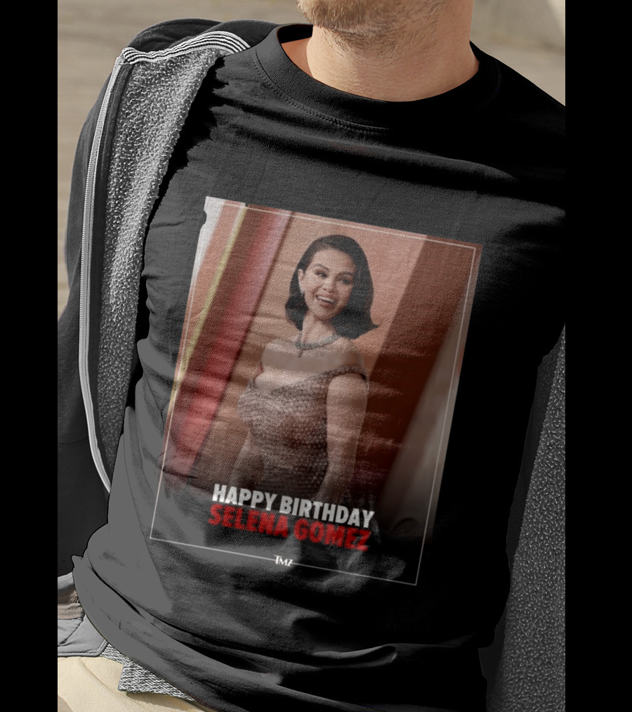 Happy Birthday Selena Gomez TMZ Celebration Event T-Shirt