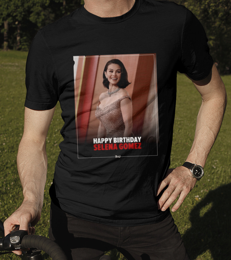 Happy Birthday Selena Gomez TMZ Celebration Event T-Shirt