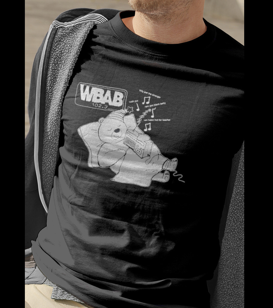 WBAB 102.3 Sleeping Bear Music Notes Radio Billy Joel The Stranger Rush YYZ T-Shirt