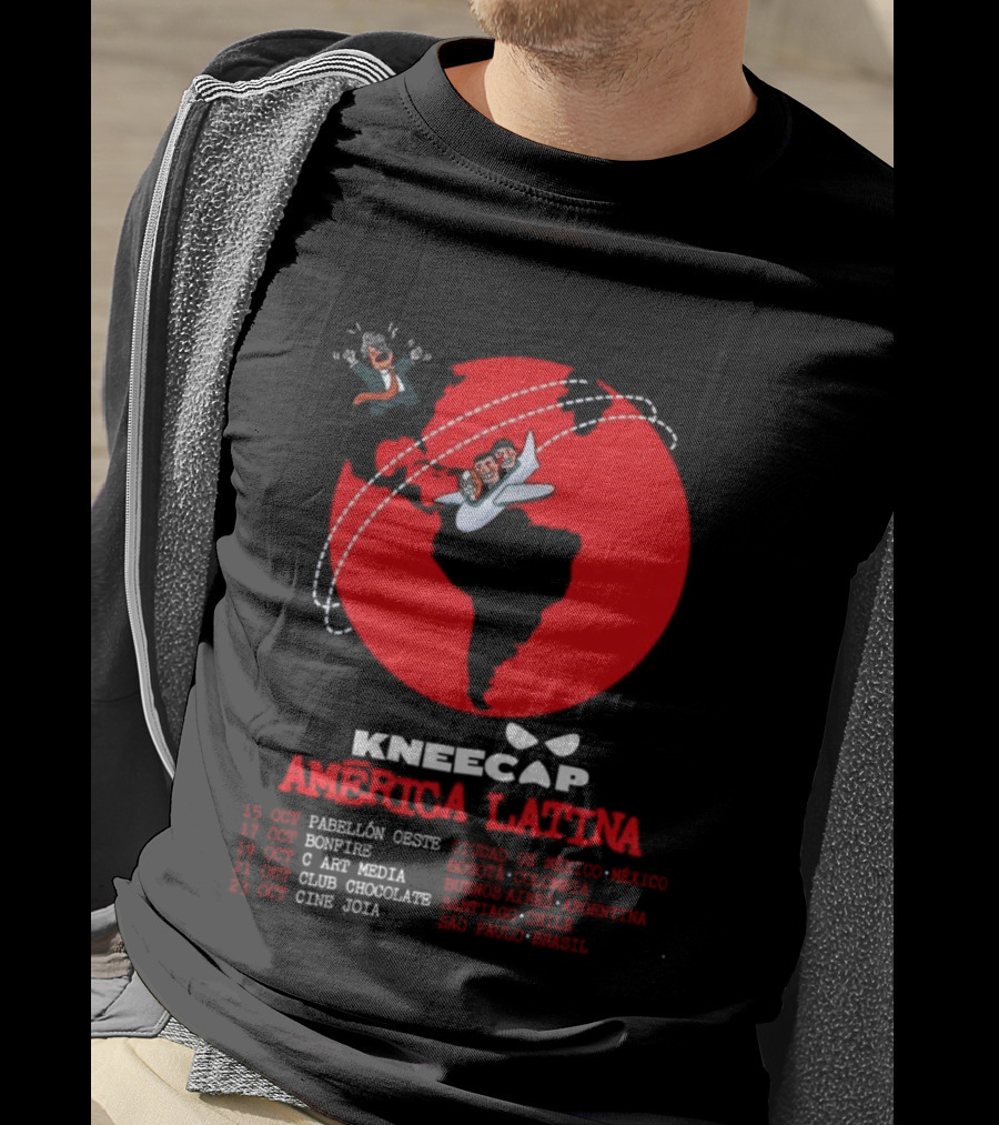 Kneecap America Latina Clowns Plane Adventure T-Shirt