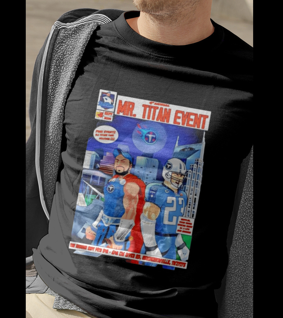6th Annual Mr. Titan Event Sept 14 One 125 River Rd Hendersonville Tennessee T-Shirt