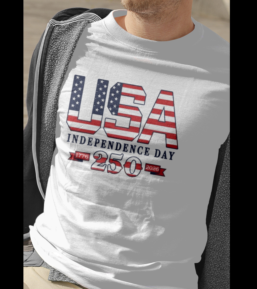 USA Independence Day 250 Made In America 1776 2026 T-Shirt