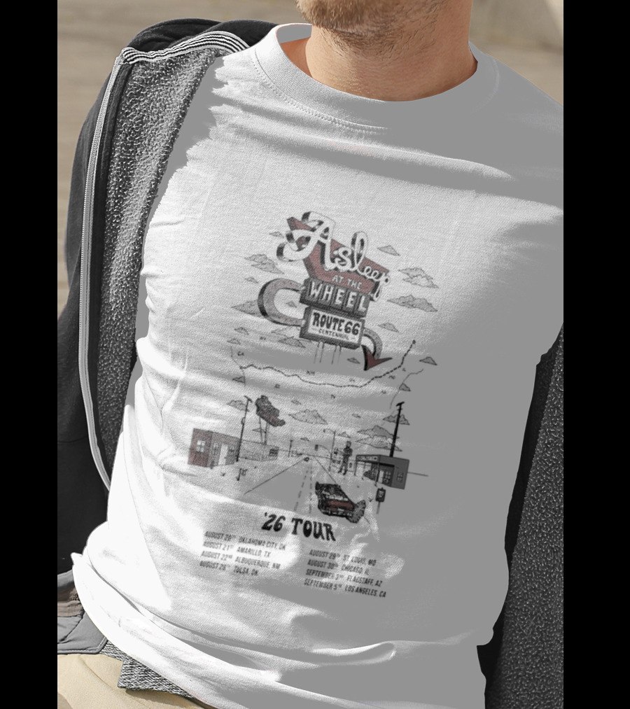Asleep At The Wheel Tour 2026 Americana Road Trip Texas Nashville Route T-Shirt