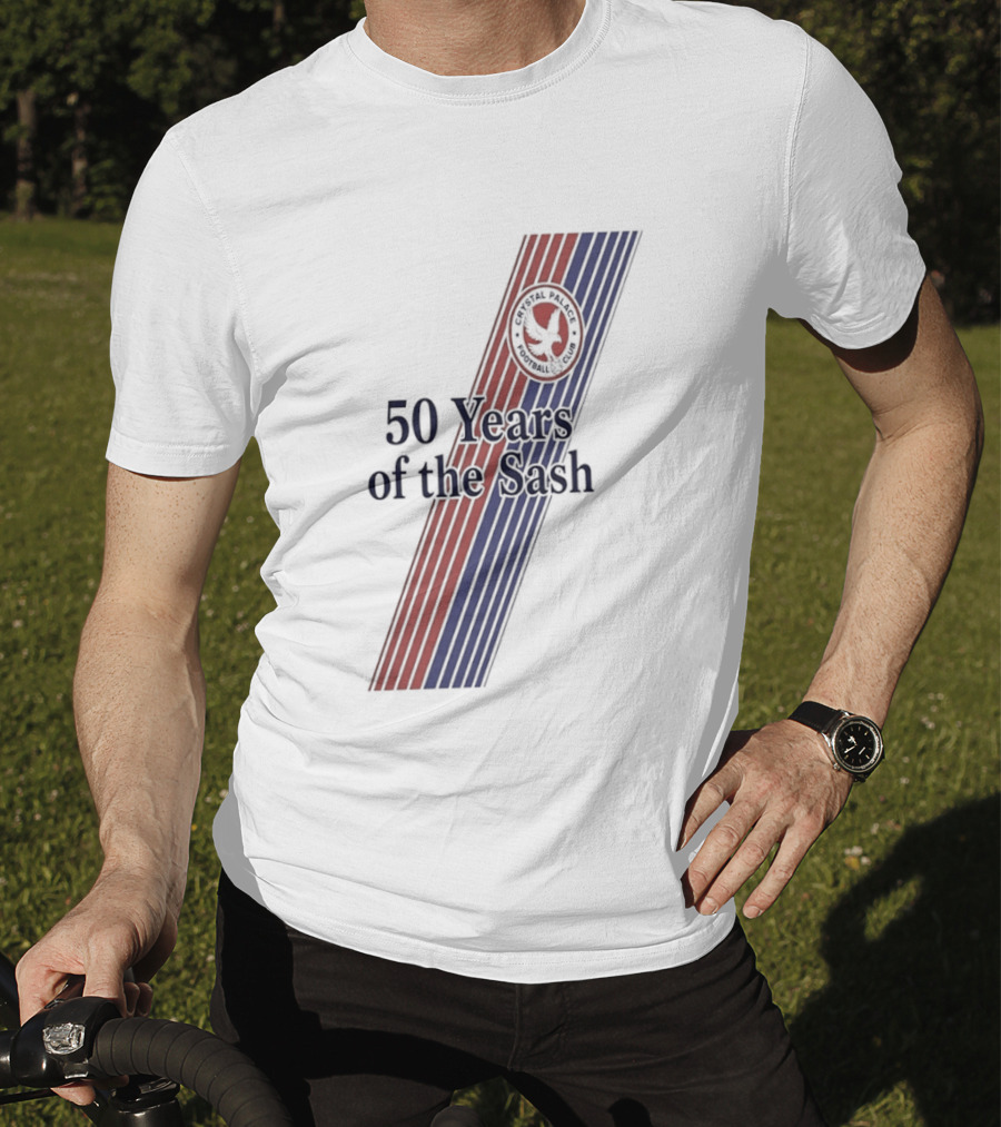 Crystal Palace 50 Years Of The Sash Anniversary Celebration T-Shirt
